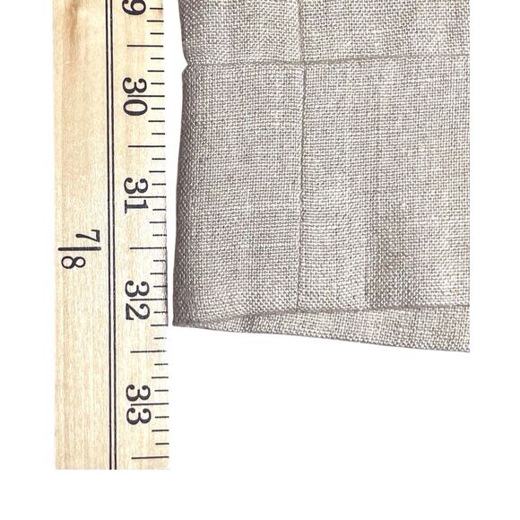 Michael Kors Plus Size 20W Wide Leg Linen Trousers Cuffed Beige NWT - Picture 14 of 16